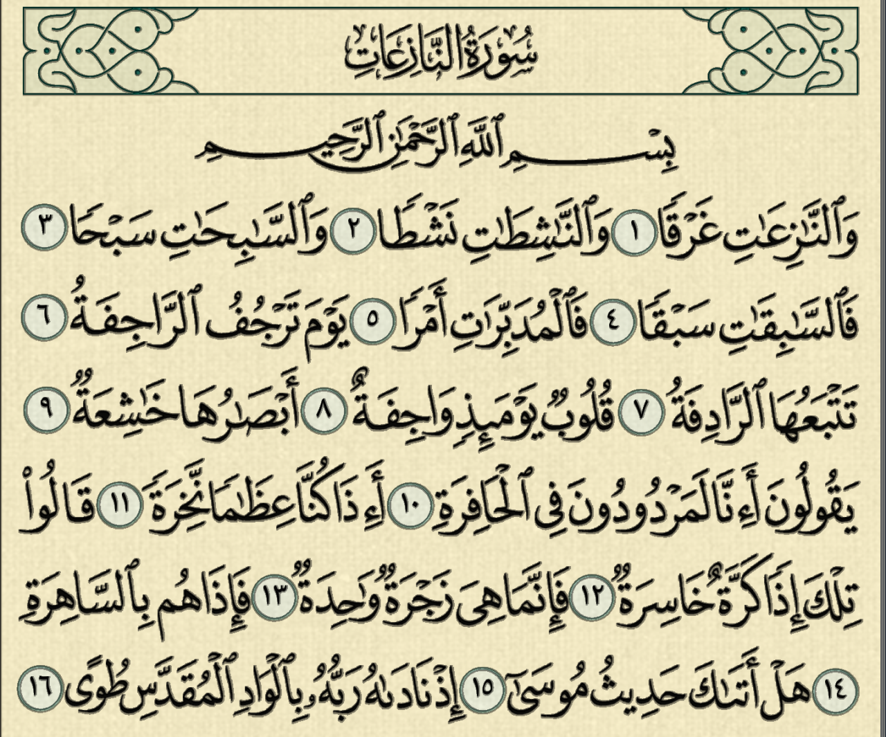 معنى كلمة النازعات , النازعات في القران الكريم