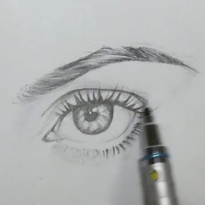 طريقة رسم عين , احترف طرق الرسم