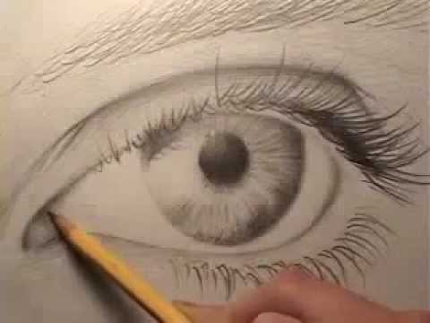 طريقة رسم عين - احترف طرق الرسم 5796 3