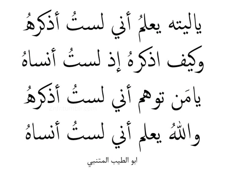 اصعب ابيات المتنبي - الشعر العربي الاصيل 5799 6