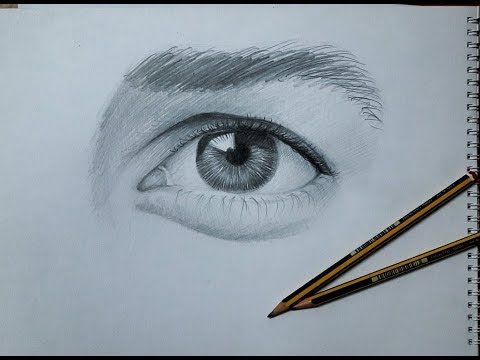 طريقة رسم عين - احترف طرق الرسم 5796 9