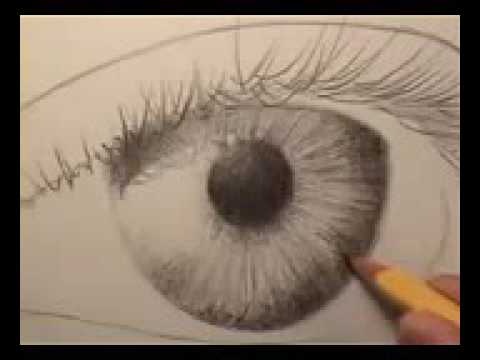 طريقة رسم عين - احترف طرق الرسم 5796 4